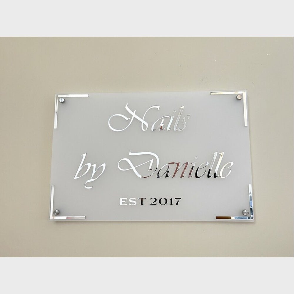 Nails By Danielle Acrylic Business Logo Sign - Shineneon