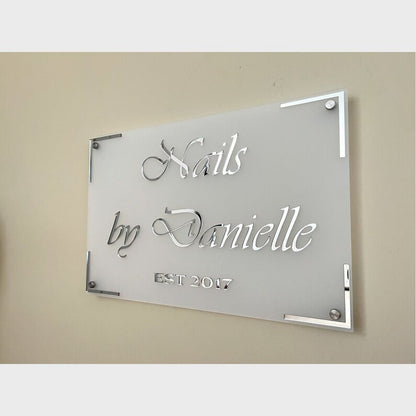 Nails By Danielle Acrylic Business Logo Sign - Shineneon