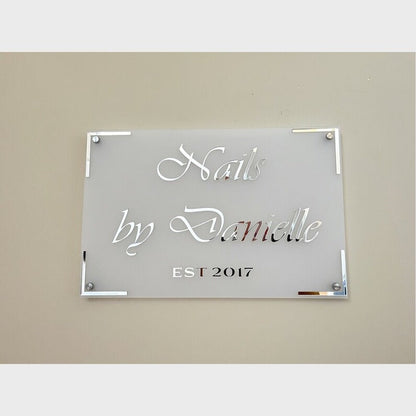 Nails By Danielle Acrylic Business Logo Sign - Shineneon