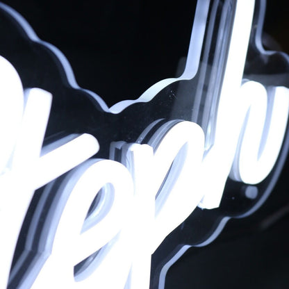 Nails By Steph White Led Neon Sign - Shineneon