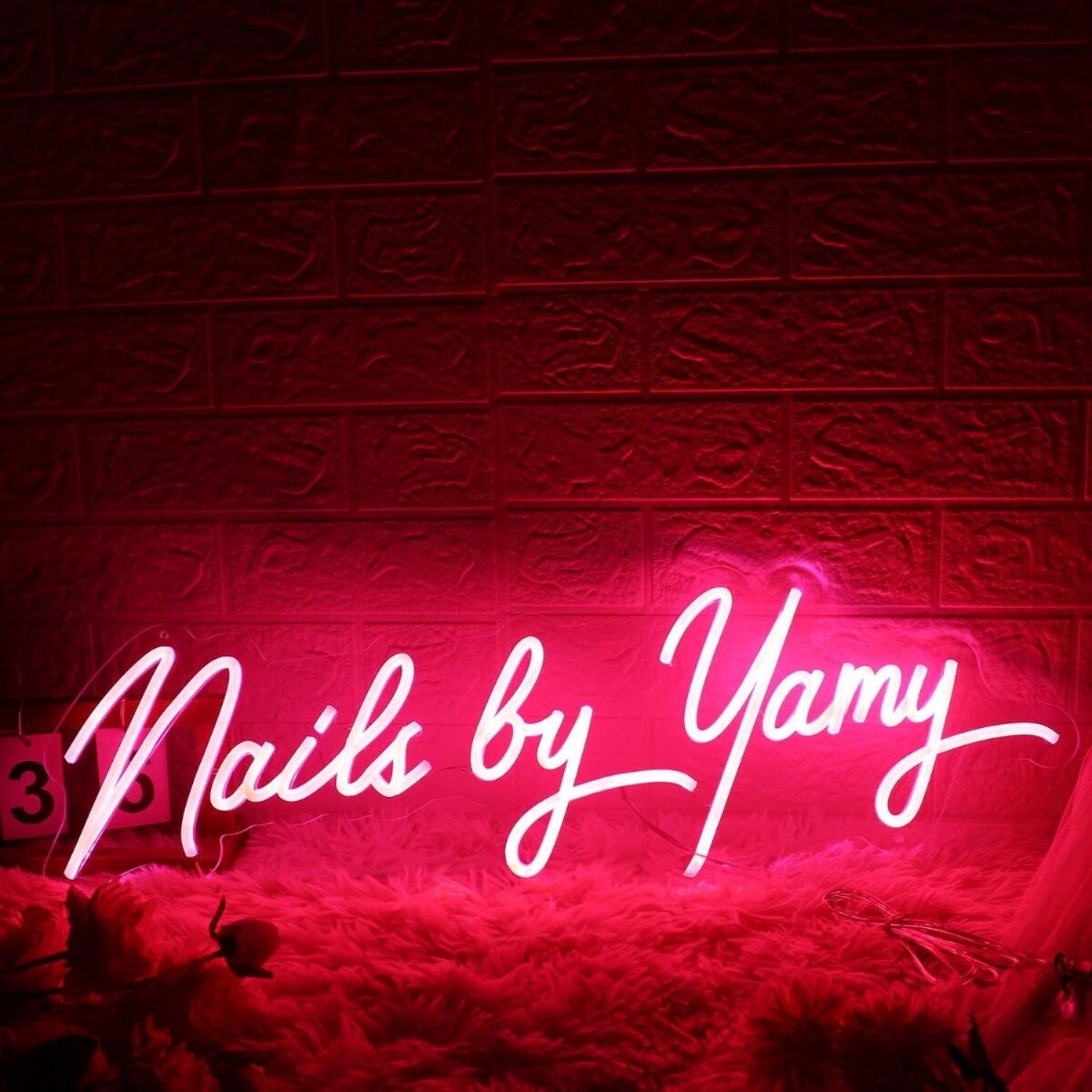 Nails By Yamy Red Led Neon Sign - Shineneon