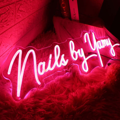 Nails By Yamy Red Led Neon Sign - Shineneon