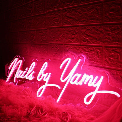 Nails By Yamy Red Led Neon Sign - Shineneon