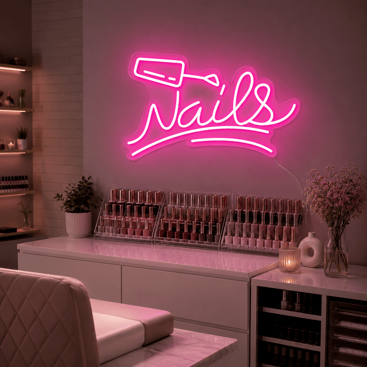 Nails LED Neon Sign Home Decor - Shineneon