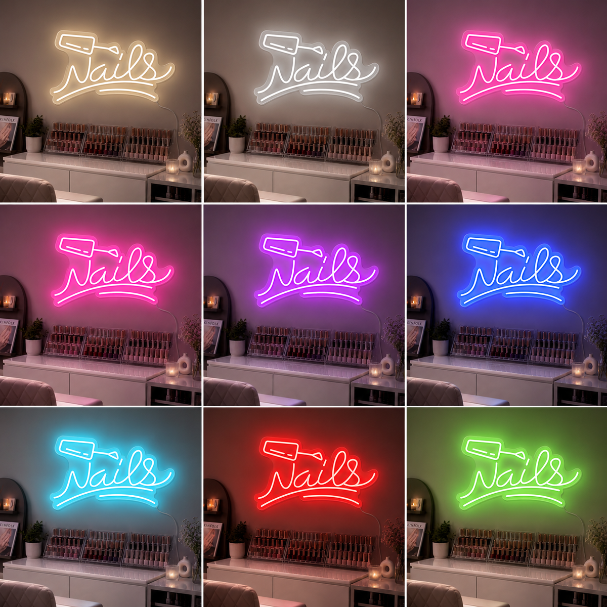Nails LED Neon Sign Home Decor - Shineneon