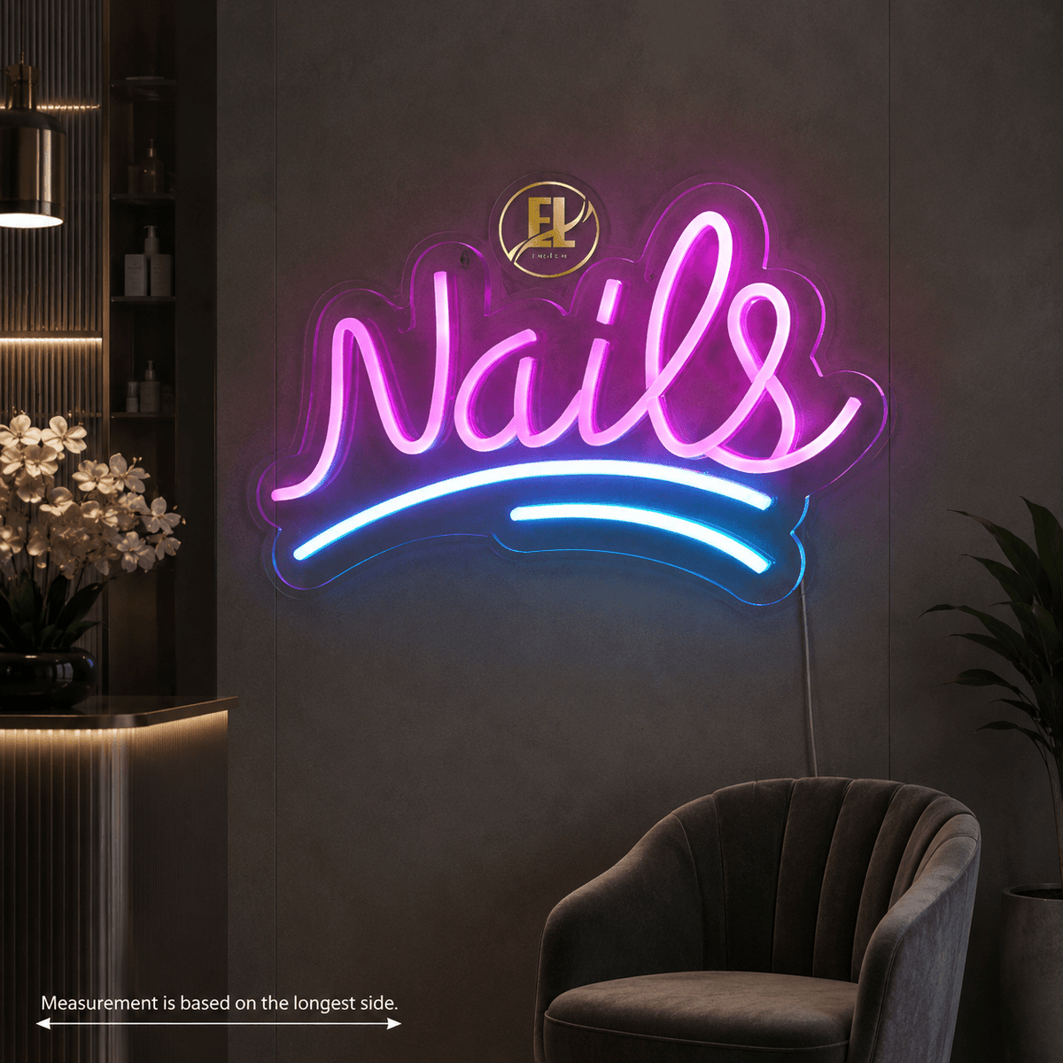 Nails LED Neon Sign Home Wall Art - Shineneon