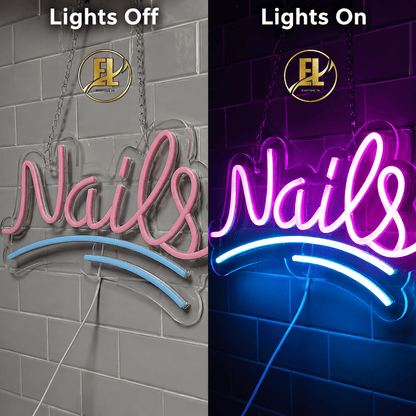 Nails LED Neon Sign Home Wall Art - Shineneon