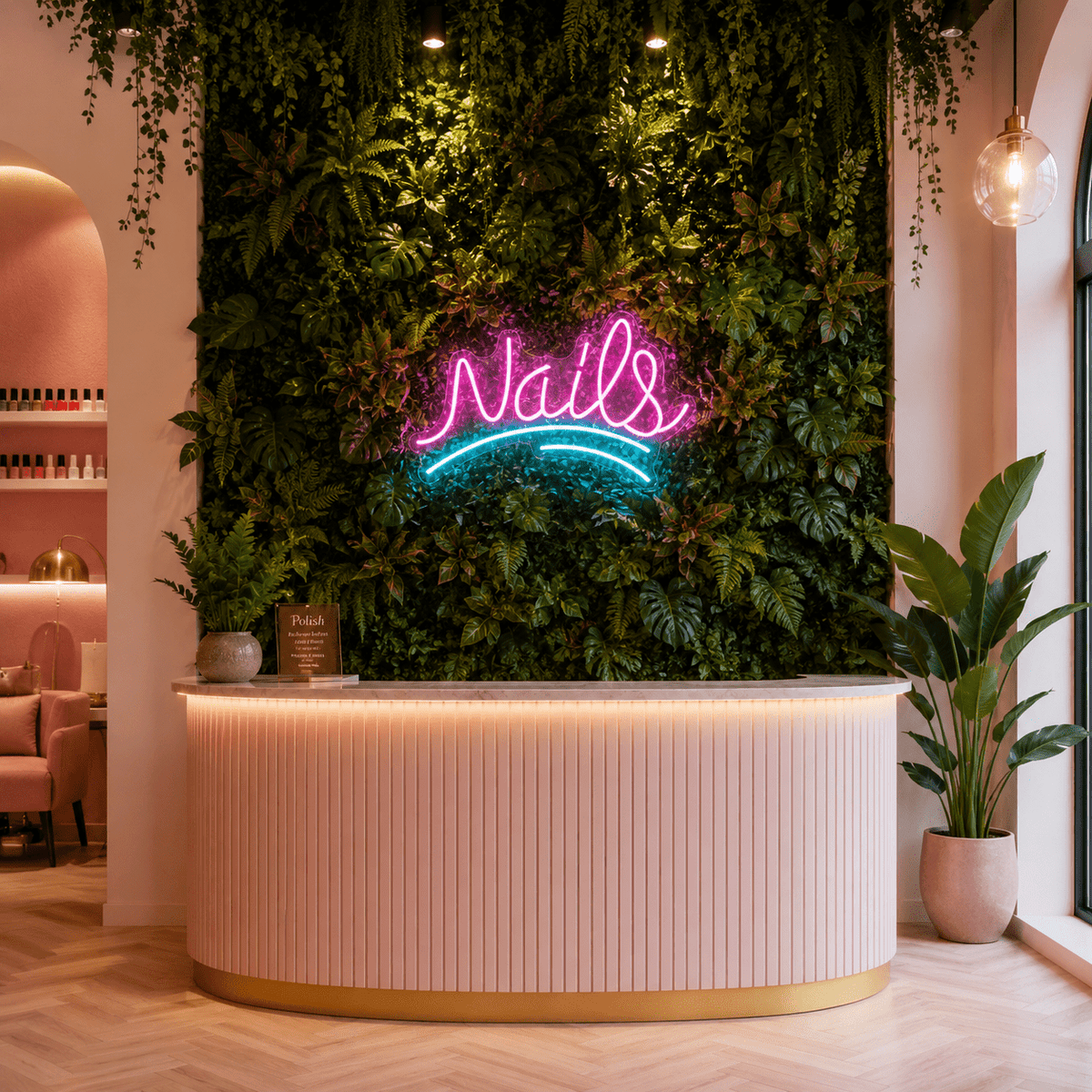 Nails LED Neon Sign Wall Neon Sign - Shineneon