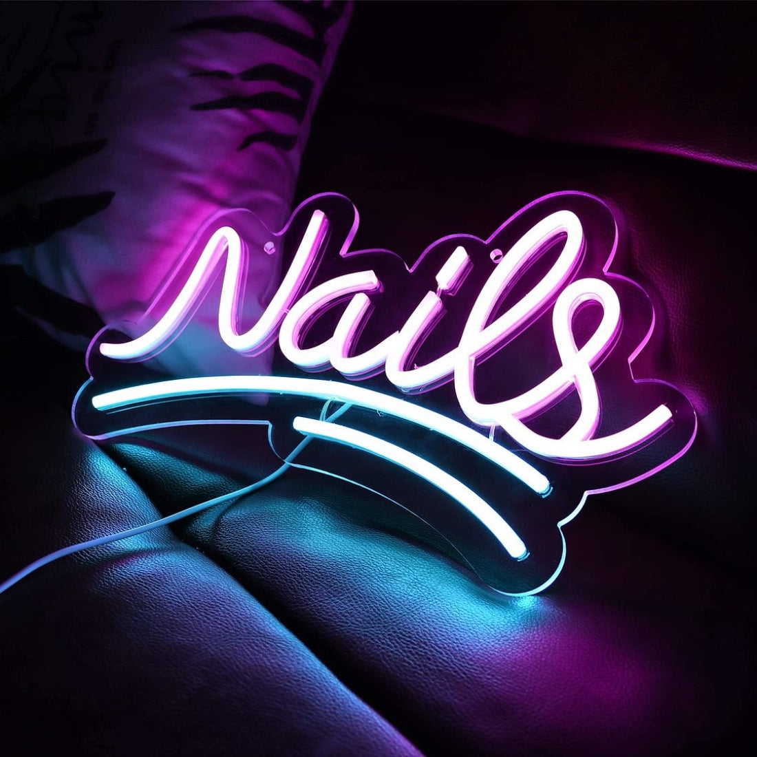 Nails Led Sign Business Neon Sign Wall Decor