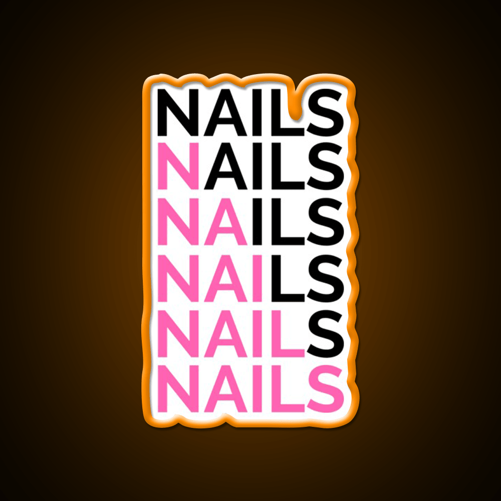 Nails Nails For A Nail Tech Nail Salon Led Neon Sign Rgb Color - Shineneon