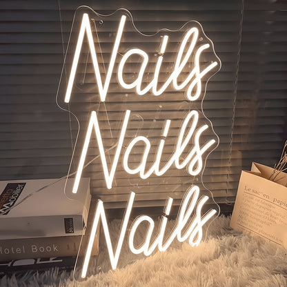 Nails Nails Nails Glow Up Your Salon Space With Neon | Shineneon