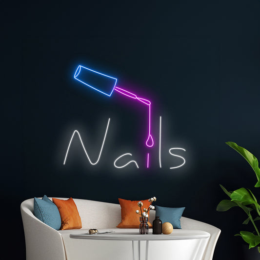 Nails Neon Sign