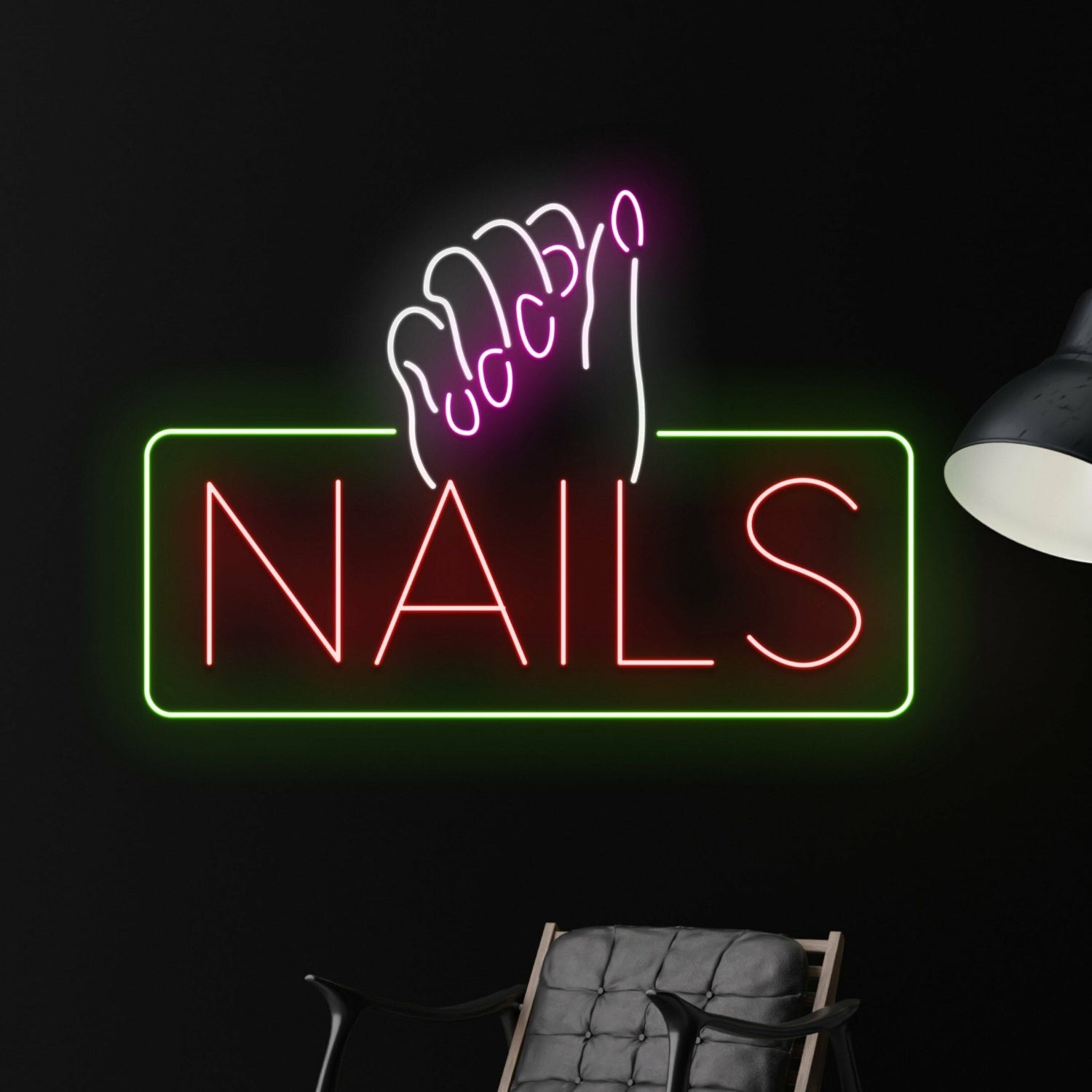Nails Open Welcome Decor Led Sign Decor Led Neon Sign Bar Club Led Light | Shineneon