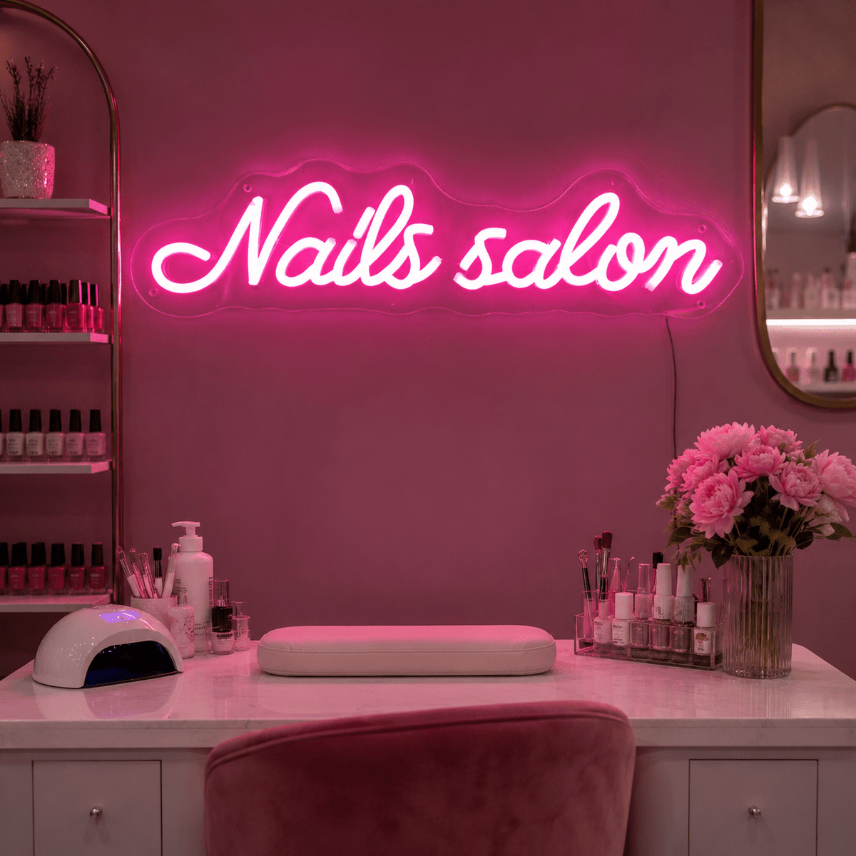 Nails Salon LED Neon Sign - Shineneon