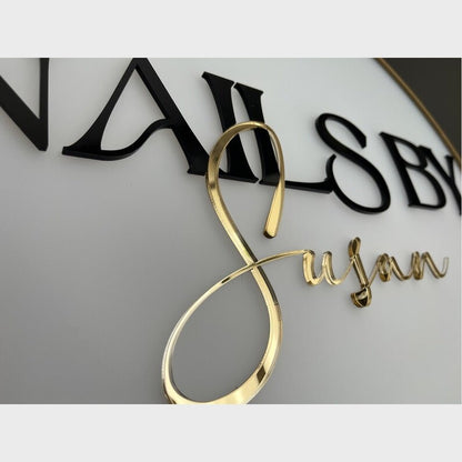 Nails Sby Susan Acrylic Business Logo Sign - Shineneon