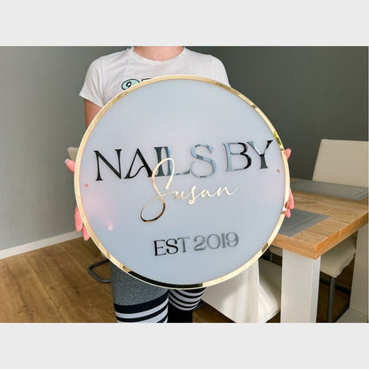 Nails Sby Susan Acrylic Business Logo Sign - Shineneon