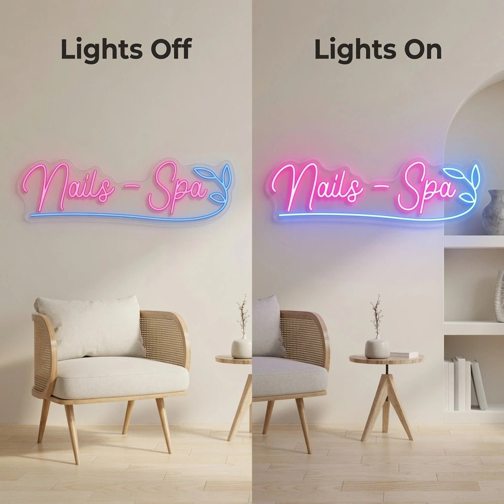 Nails Spa LED Neon Sign - Shineneon