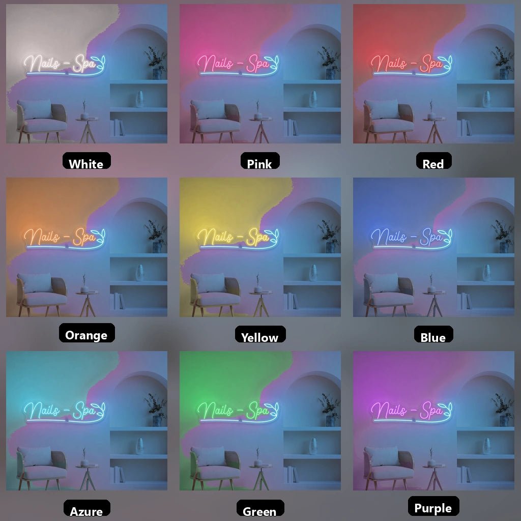 Nails Spa LED Neon Sign - Shineneon