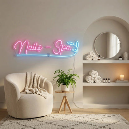 Nails Spa LED Neon Sign - Shineneon