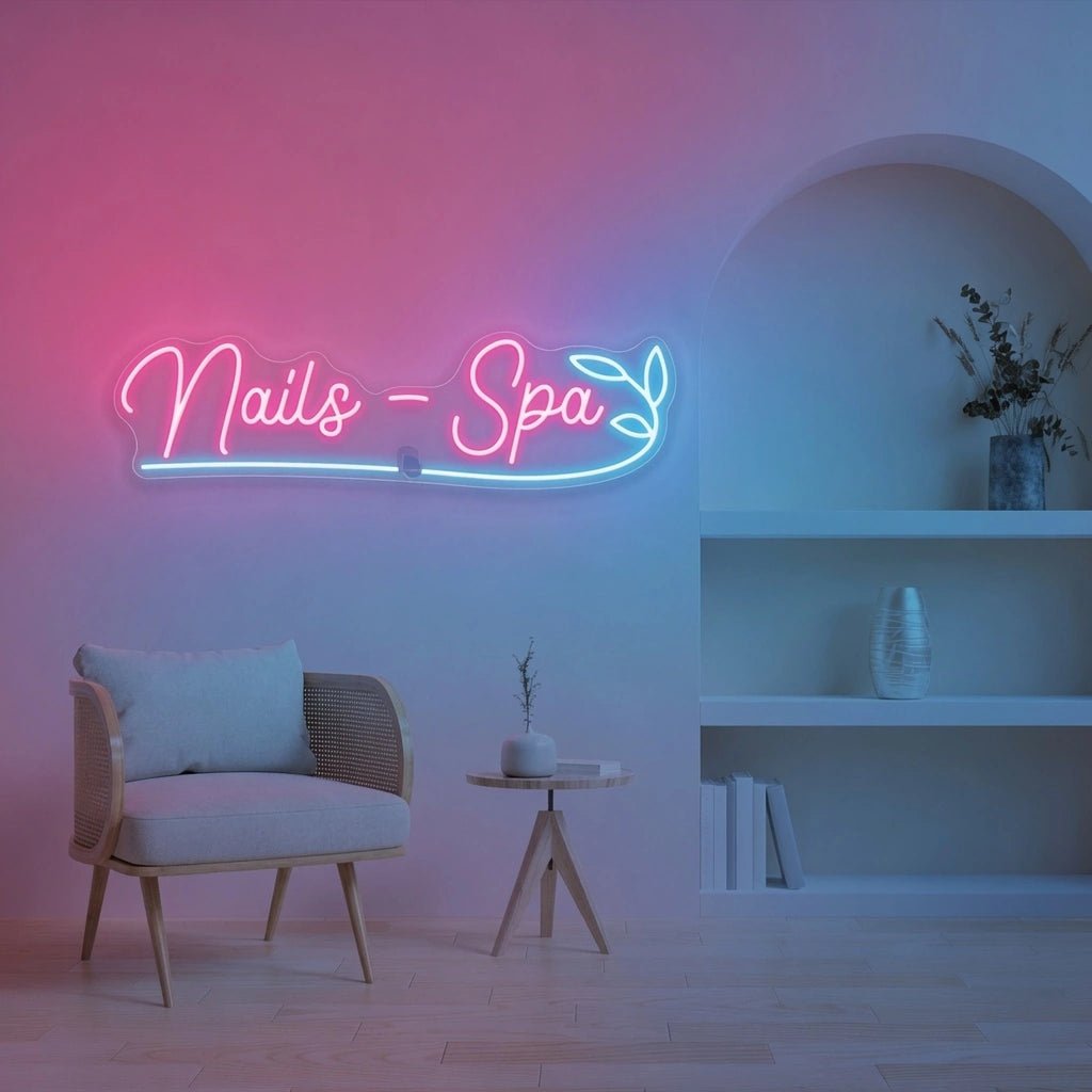Nails Spa LED Neon Sign - Shineneon