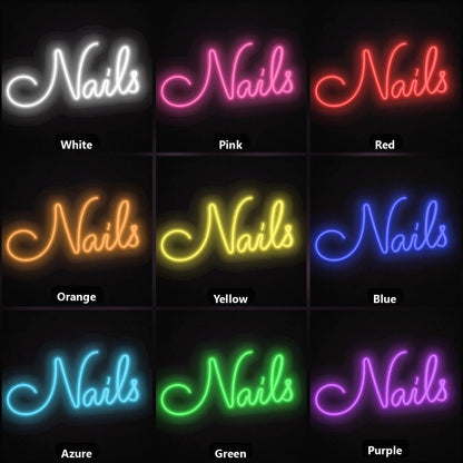 Nails Wall Art LED Neon Sign - Shineneon