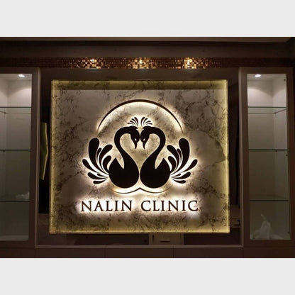 Nalin Clinic 3D Backlit Channel Letters Led Light Sign - Shineneon