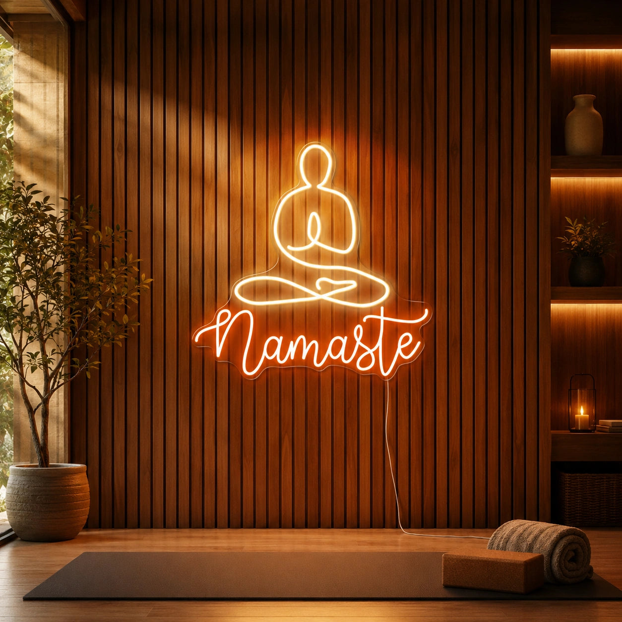 Namaste LED Neon Sign - 01 Original Product Image