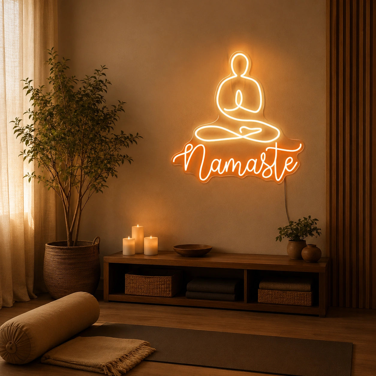 Namaste LED Neon Sign - 02 High-Converting Product Image