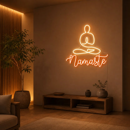 Namaste LED Neon Sign - 04 Size Image