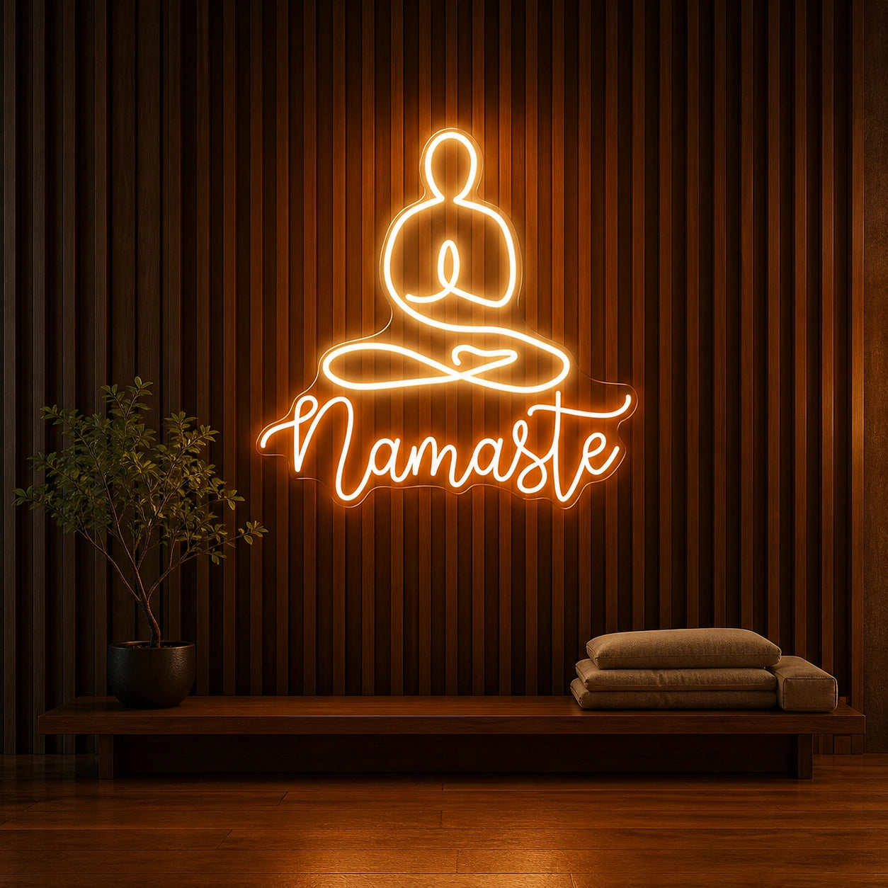 Namaste LED Neon Sign Garage Man Cave Neon Sign high-converting product image