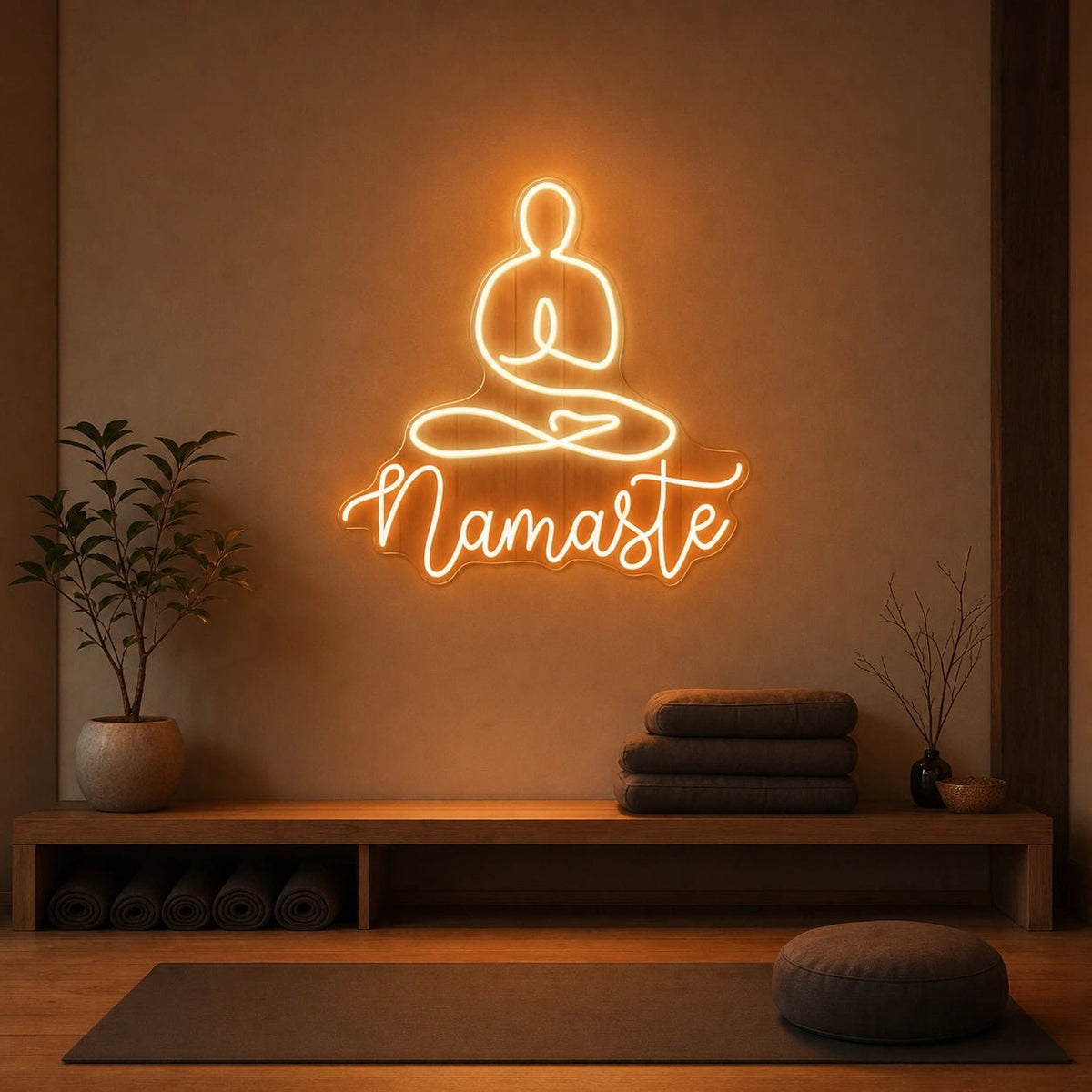 Namaste LED Neon Sign Garage Man Cave Neon Sign - Shineneon