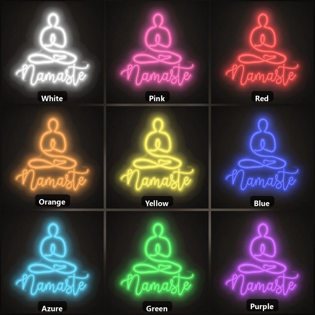 Namaste LED Neon Sign Garage Man Cave Neon Sign - Shineneon