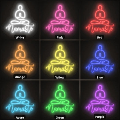 Namaste LED Neon Sign Garage Man Cave Neon Sign - Shineneon