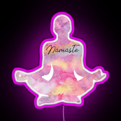 Namaste Rgb Neon Sign