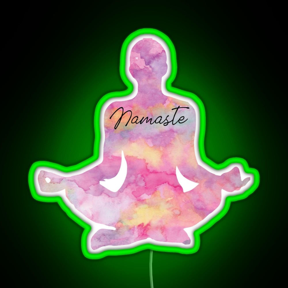 Namaste Rgb Neon Sign