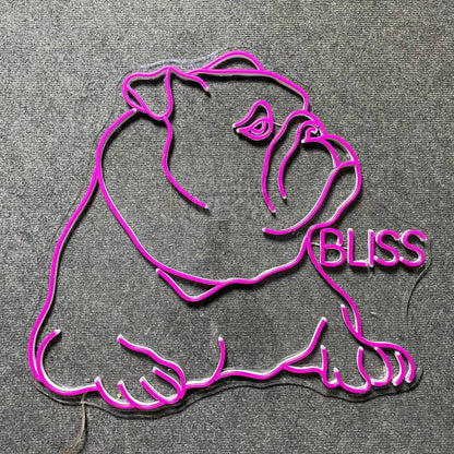 Name Bulldog Led Neon Sign | Shineneon