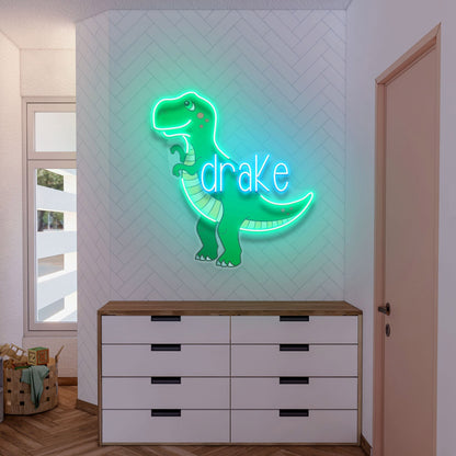 Name Dinosaur Gifts For Boys Custom Dinosaur Led Neon Sign | Shineneon