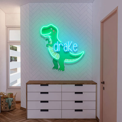 Name Dinosaur Gifts For Boys Custom Dinosaur Led Neon Sign - Shineneon