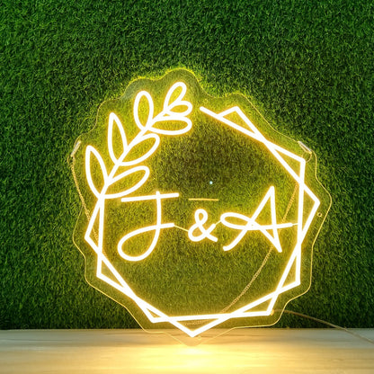 Name Initials Personalized Led Neon Sign | Shineneon