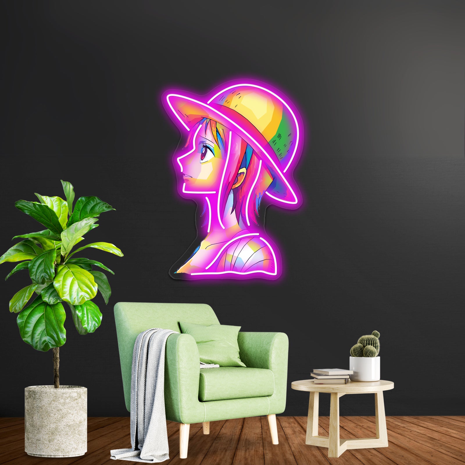 Nami One Piece Wpap Artwork Neon Sign Led | Shineneon