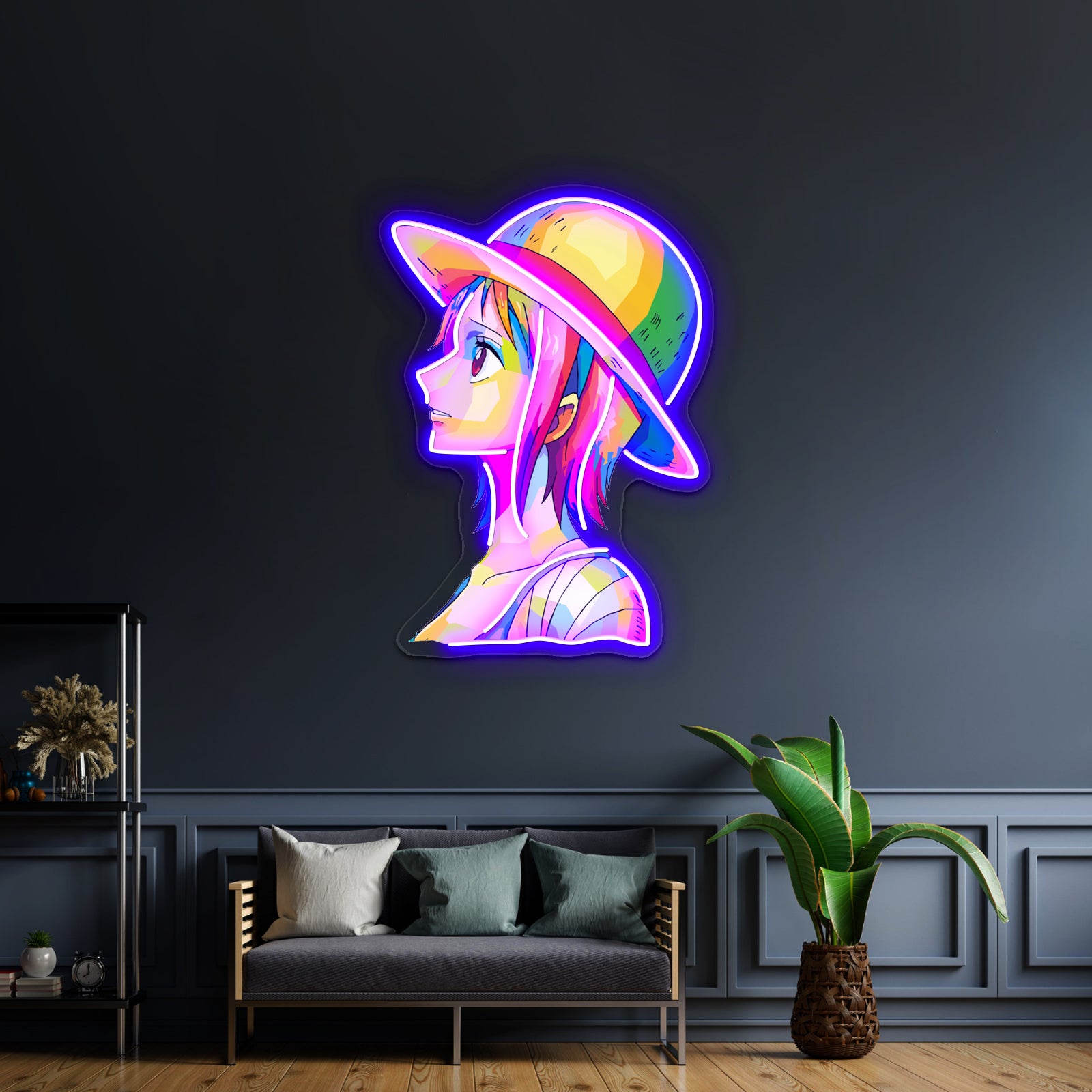 Nami One Piece Wpap Artwork Neon Sign Led | Shineneon