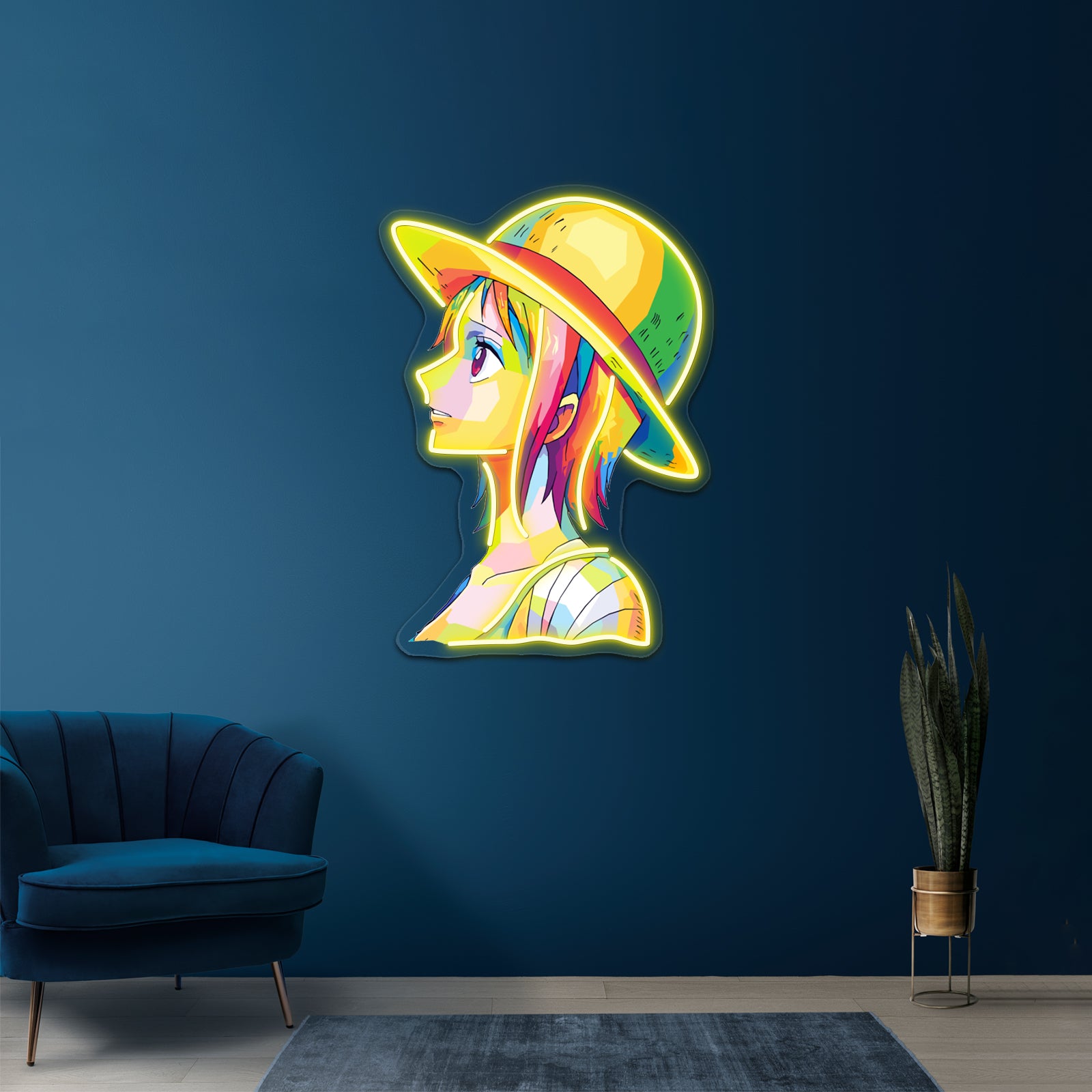 Nami One Piece Wpap Artwork Neon Sign Led | Shineneon