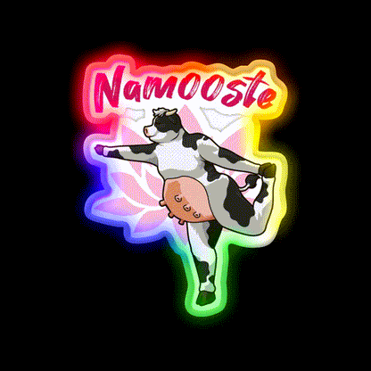 Namooste Yoga Led Neon Sign For Wellness Space Rgb Color