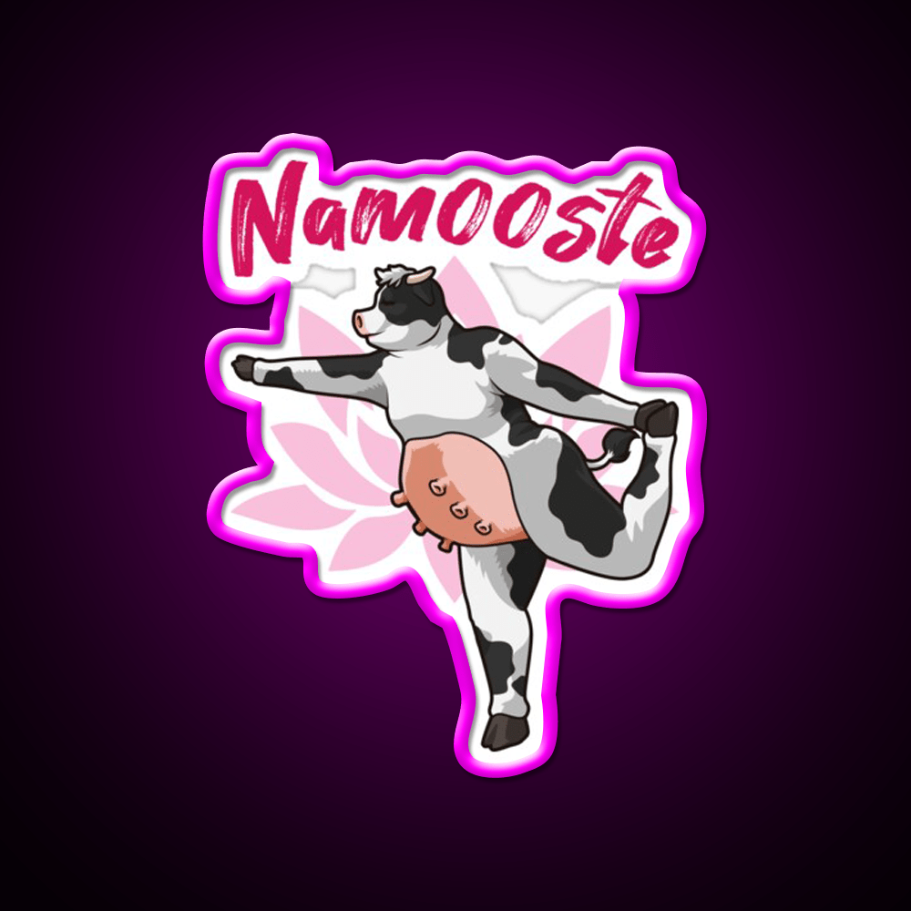 Namooste Yoga Led Neon Sign For Wellness Space Rgb Color - Shineneon