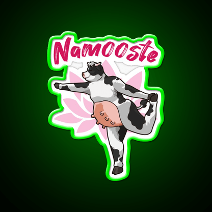 Namooste Yoga Led Neon Sign For Wellness Space Rgb Color - Shineneon