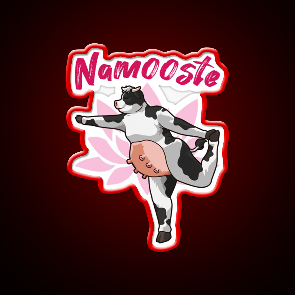 Namooste Yoga Led Neon Sign For Wellness Space Rgb Color - Shineneon