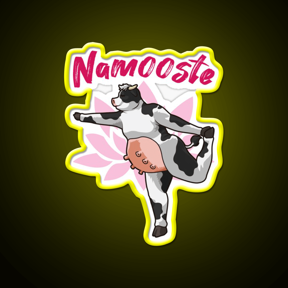 Namooste Yoga Led Neon Sign For Wellness Space Rgb Color - Shineneon