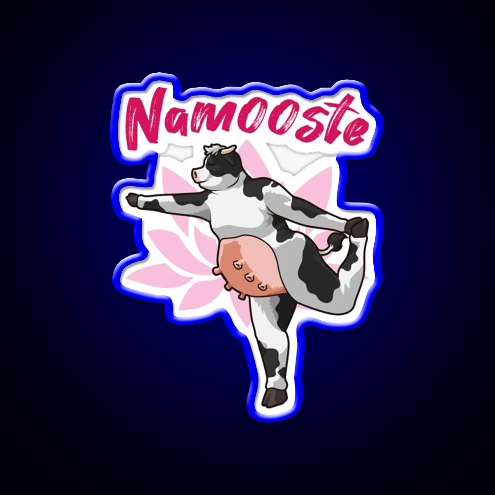Namooste Yoga Led Neon Sign For Wellness Space Rgb Color - Shineneon