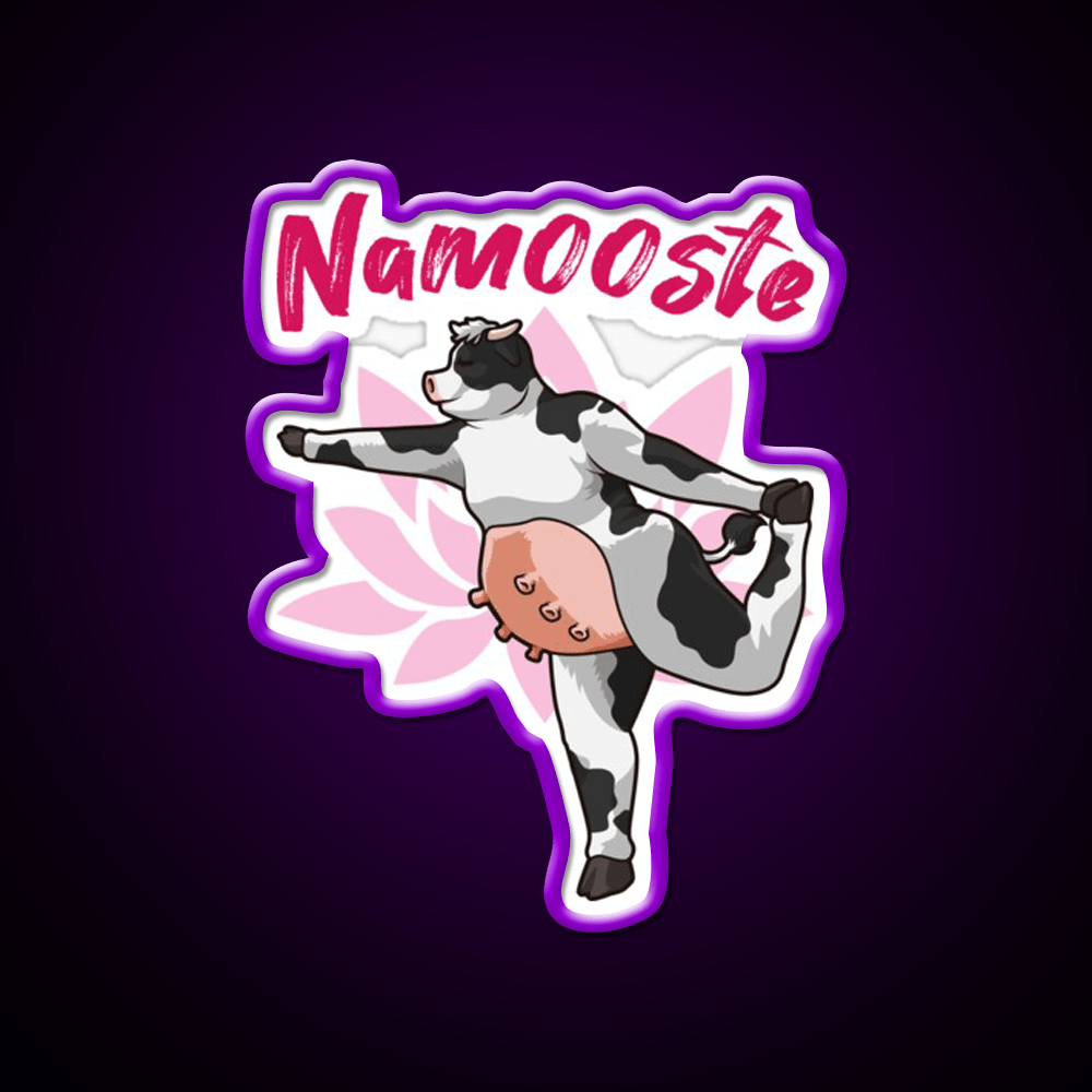 Namooste Yoga Led Neon Sign For Wellness Space Rgb Color - Shineneon