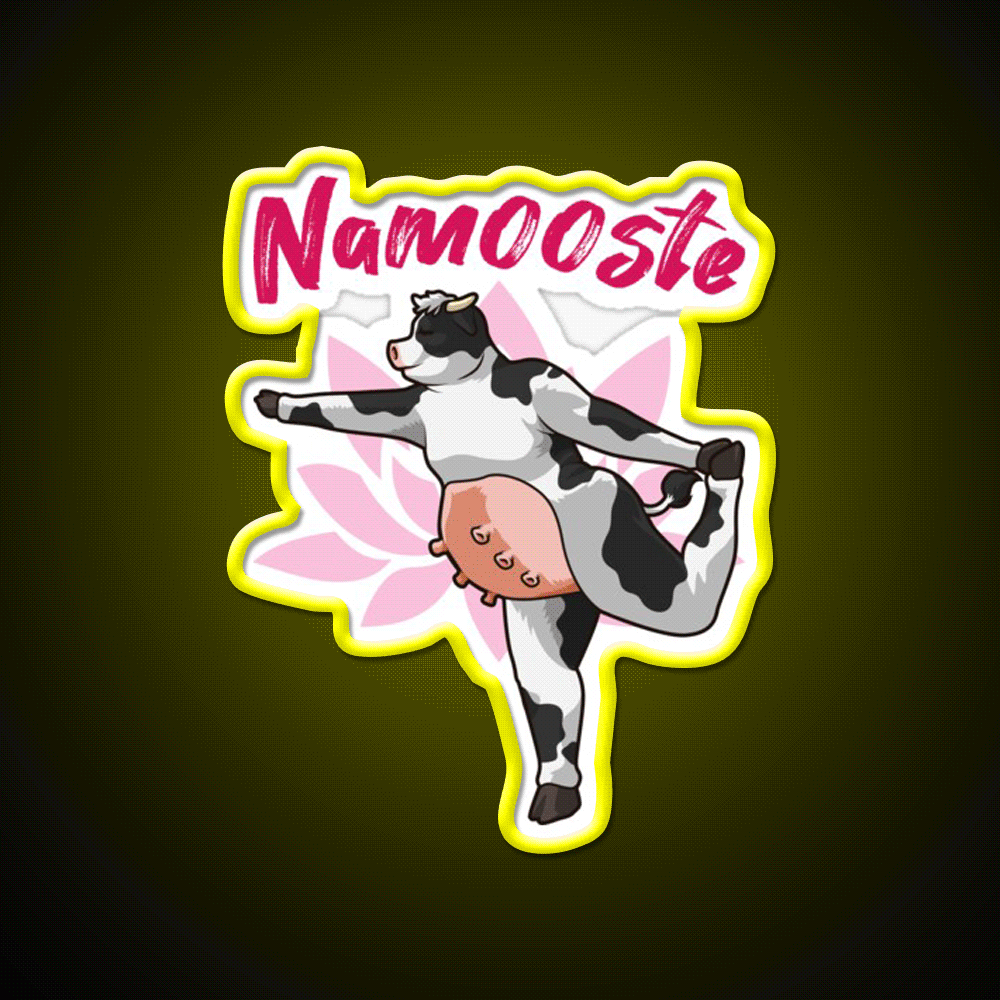 Namooste Yoga Led Neon Sign For Wellness Space Rgb Color